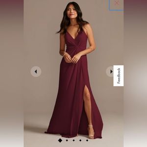 Burgundy Bridesmaid Dress